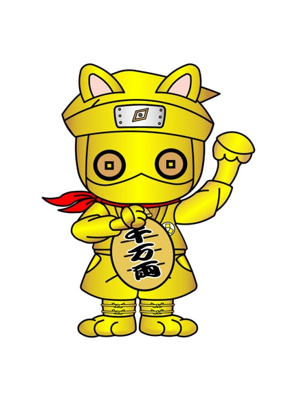 Lucky Cat Ninnya Squad Calamity Warder "Kinmaru" Digital Downloads