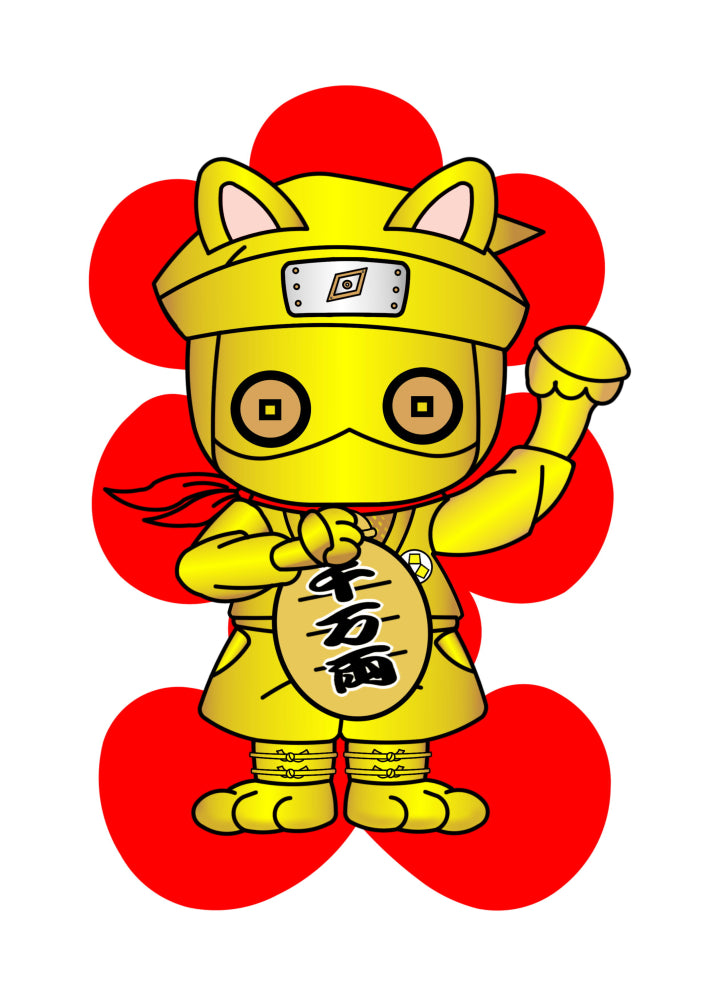 Lucky Cat Ninnya Squad Calamity Warder "Kinmaru" Digital Downloads