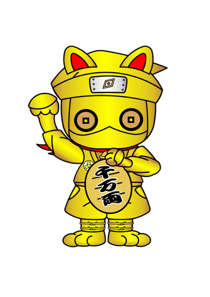 Lucky Cat Ninnya Squad Calamity Warder "Kinmaru" Digital Downloads