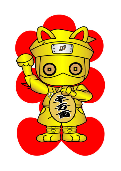 Lucky Cat Ninnya Squad Calamity Warder "Kinmaru" Digital Downloads