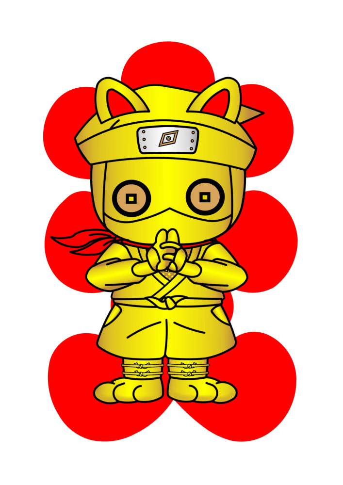 Lucky Cat Ninnya Squad Calamity Warder "Kinmaru" Digital Downloads