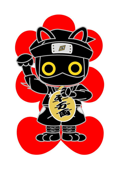 Lucky Cat Ninnya Squad Calamity Warder "Kuromaru" Digital Downloads