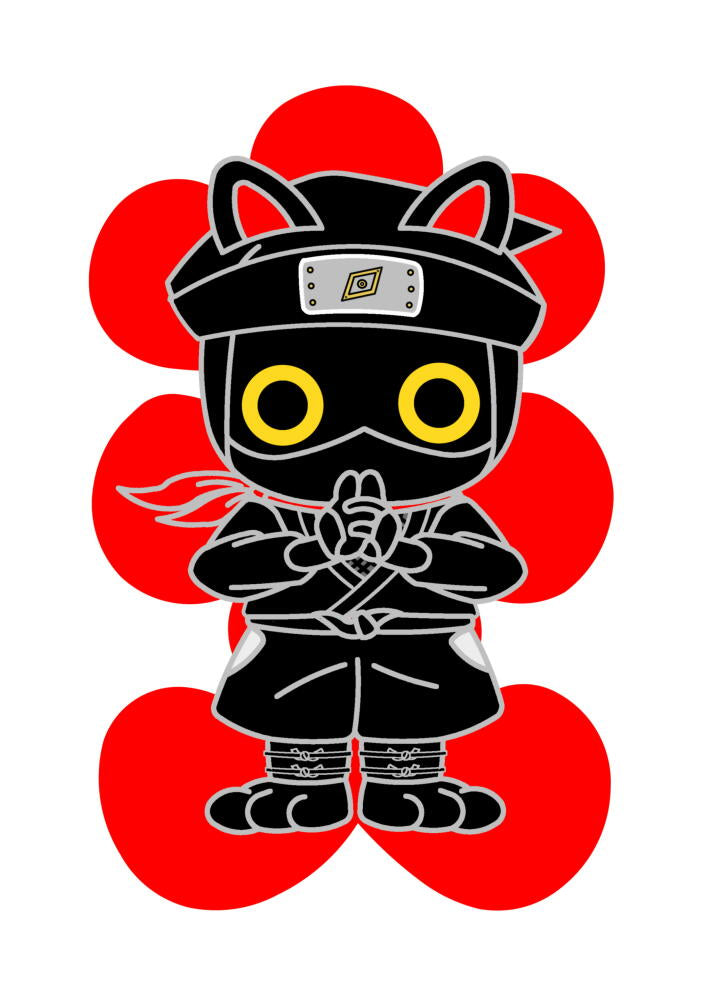 Lucky Cat Ninnya Squad Calamity Warder "Kuromaru" Digital Downloads