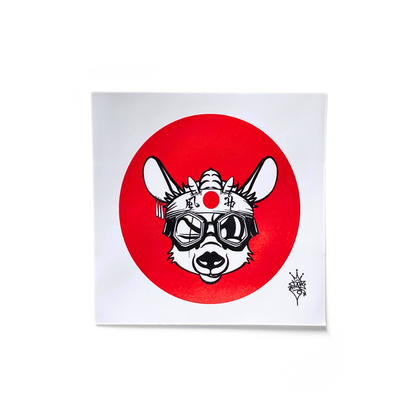 KAMOS HINOMARU KAMIKAZE AR Sticker
