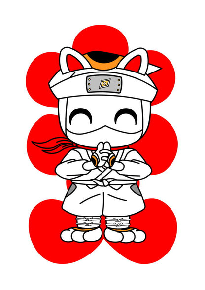 Lucky Cat Ninnya Squad Captain ”Mikemaru” Digital Downloads